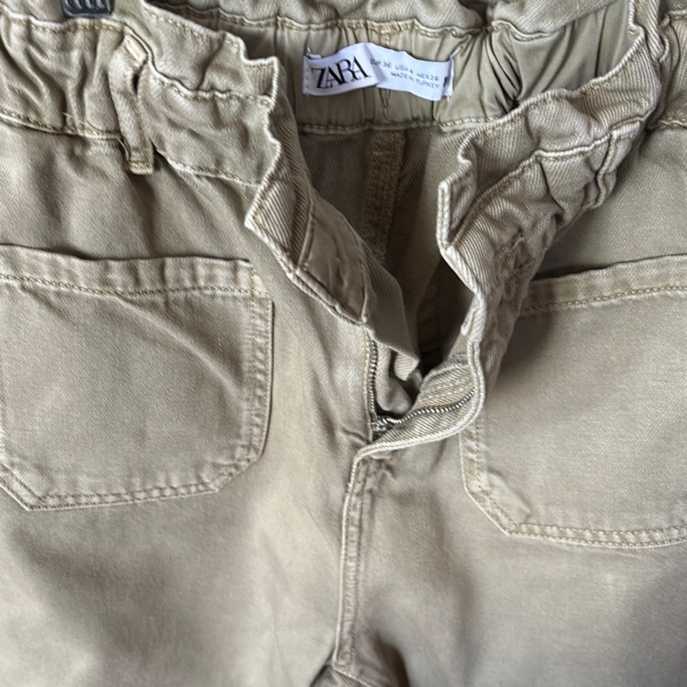 Zara Khaki Pants Sz 4